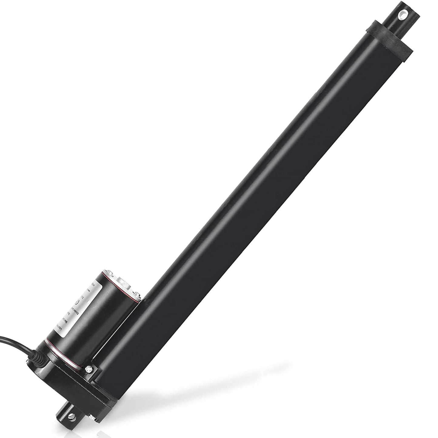 BH-03-Mini Electric Linear Actuator 650mm-700mm-750mm-800mm 24vDC ,linear motor for fire-fighting window-Stroke26-28-30-32inch Max Load 1500N 330LBS , Black