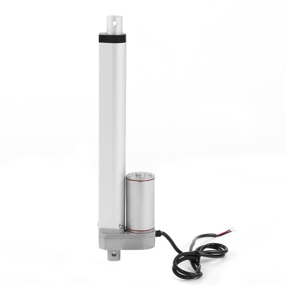 BH-03-Mini Linear Actuator 406mm-600mm 12V 24vDC ,linear motor for fire-fighting window-Stroke16-18-20-22-24inch Max Load 1500N 330LBS , Silver