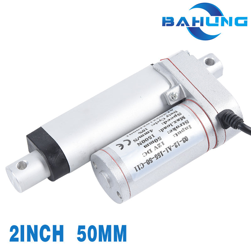BH-03-Mini linear actuator 12V 24vDC ,linear motor for fire-fighting window-Stroke1-2-3-4-5inch 25-50-75-100-125mm