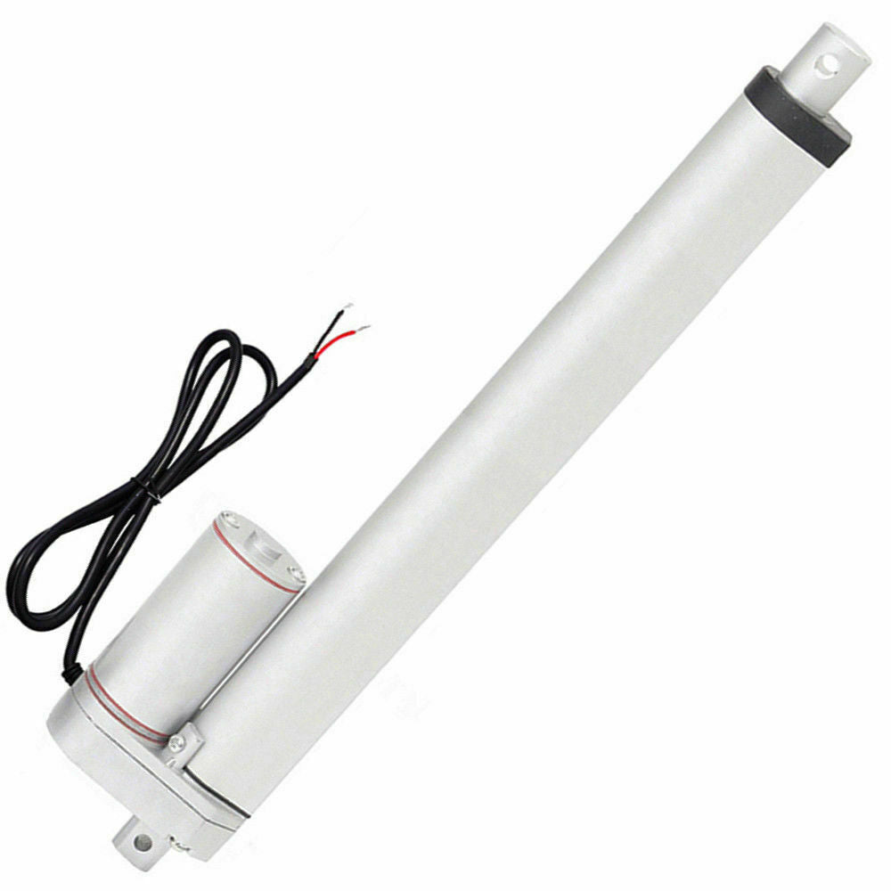 BH-03-Mini Linear Actuator 406mm-600mm 12V 24vDC ,linear motor for fire-fighting window-Stroke16-18-20-22-24inch Max Load 1500N 330LBS , Silver