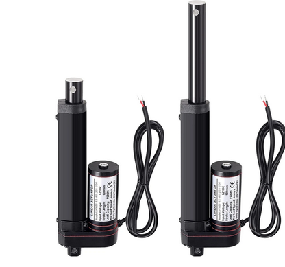 BH-03-12V/24V Mini Linear Actuator 25mm 50mm 75m 125mm Stroke Linear Drive Electric Motor Linear Motor  100_200_500_750_1000-1500N DC-Stroke1-2-3-4-5inch  BLACK